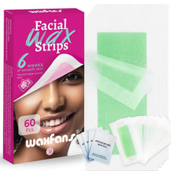 Waxfans wax strips all-in-one kit for quick, mess-free at-home hair removal.