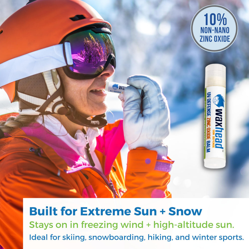 Waxhead lip balm for sensitive skin with six food-grade ingredients.