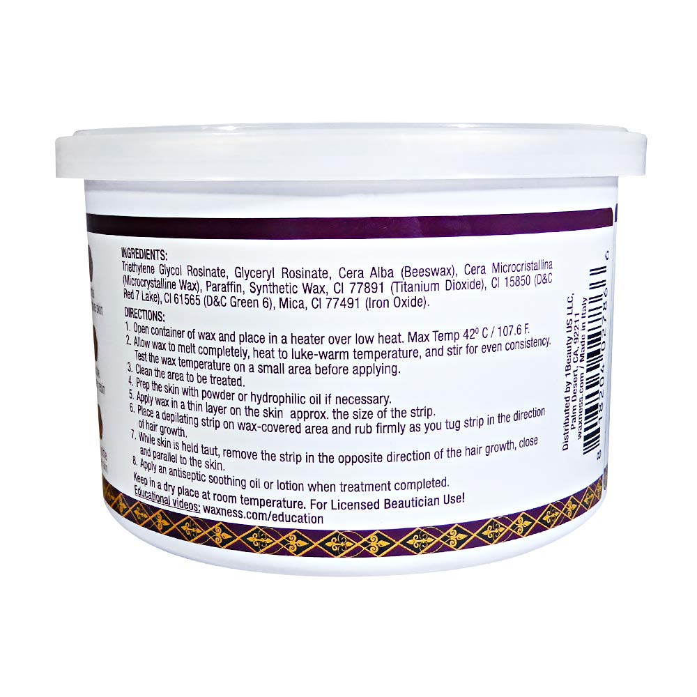 Wax Necessities polymer blend soft wax enables even coverage on all hair types