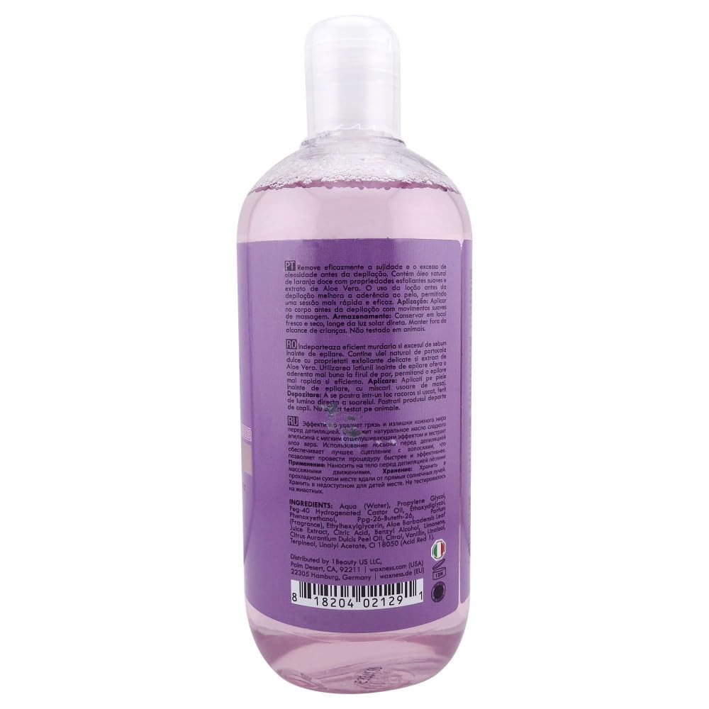 Made in Italy label on Waxness Spa Choice duo pack signaling premium quality.