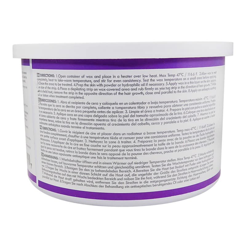 Waxness Spa Choice Lavender wax in action on skin, spa-like relaxation.