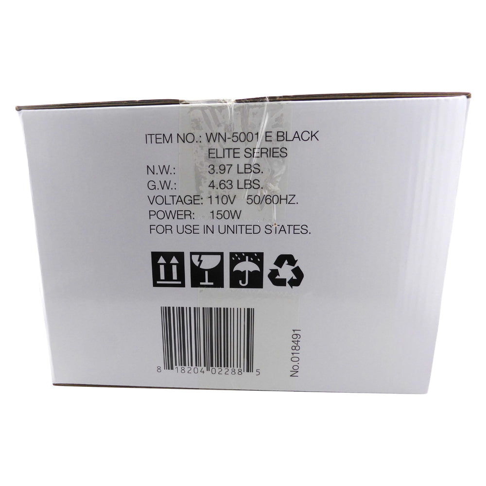 5-year warranty badge on Waxness WN5001 Elite-Series reinforces long-term reliability.