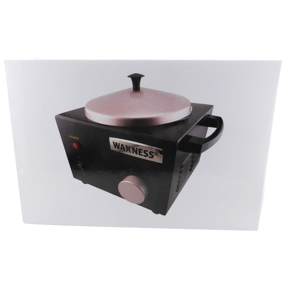 Ergonomic ABS handles on Waxness WN5001 stay cool during waxing sessions.