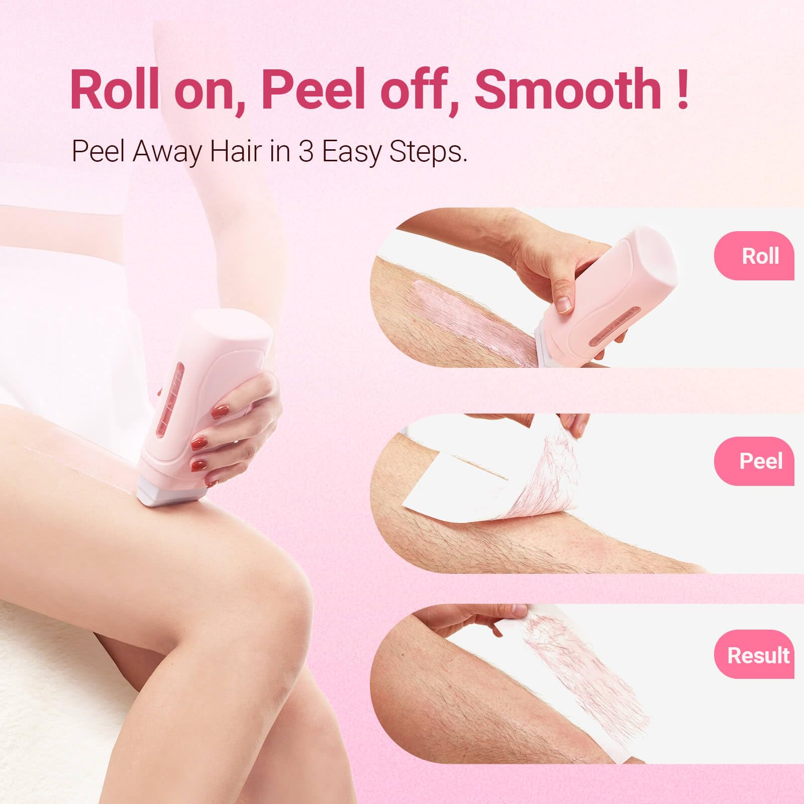 WaxPro honey wax roller refill for smooth, even application.