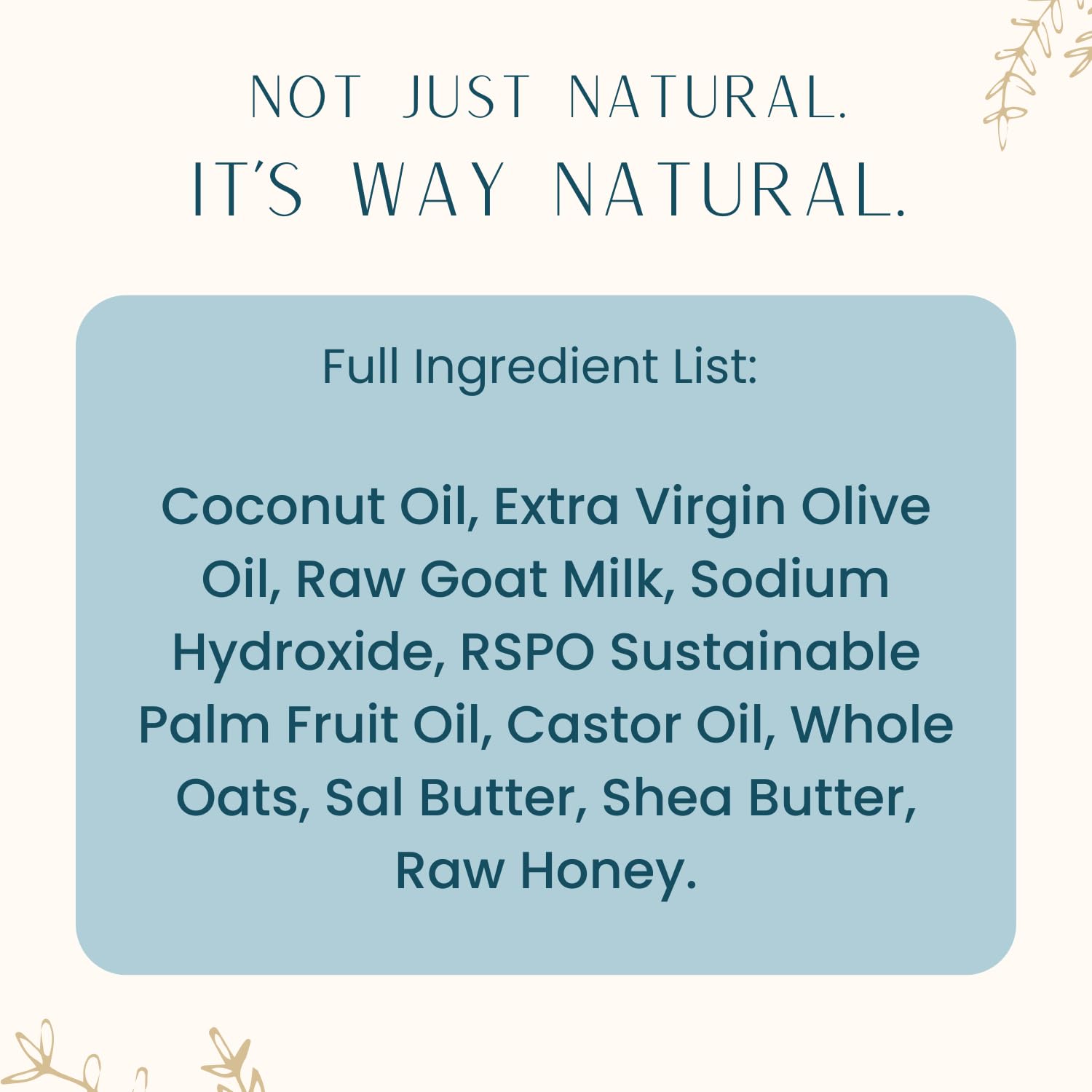 Way Natural No Dyes label.