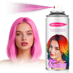 Waybesty temporary hair color wax pink bottle for bold looks.