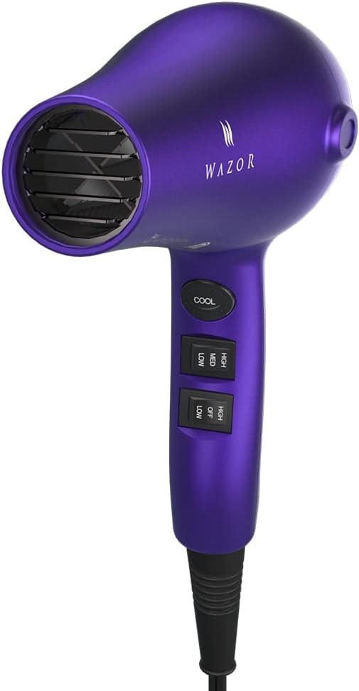Wazor ergonomic handle design offers comfortable grip during use