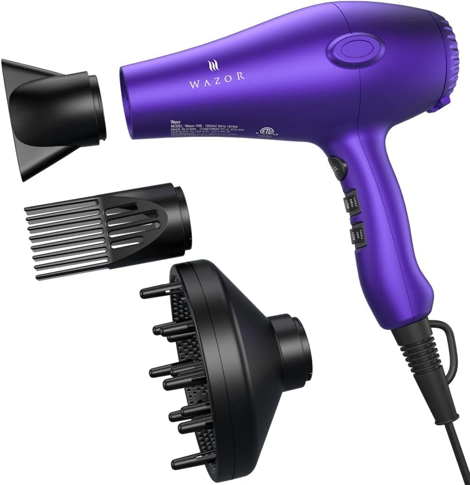 Wazor 1.8m salon cord and safety features enhance reliability