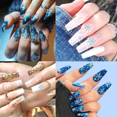 WBRRFJJ six sheets of nail art stickers for versatile designs.