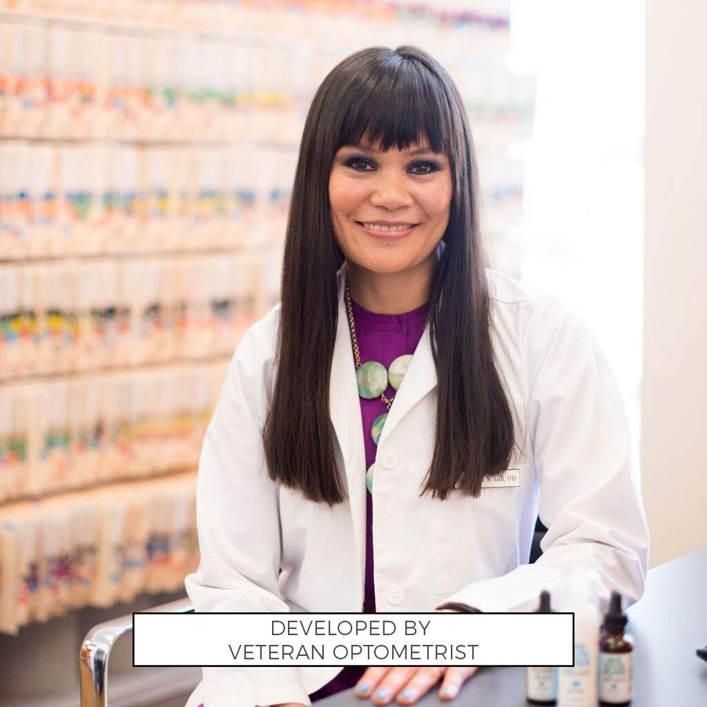 We Love Eyes paraben-free label — safe, non-toxic ingredients for the eye area