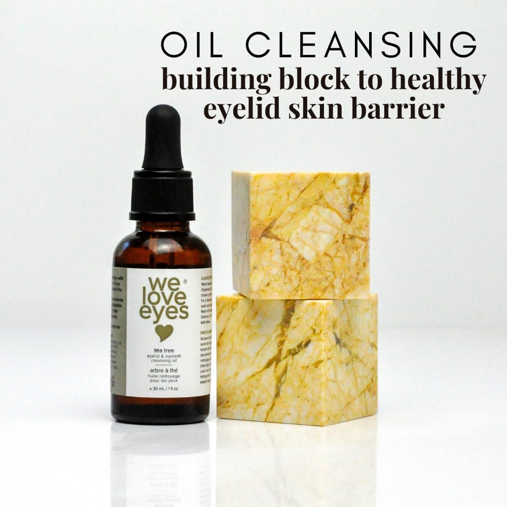We Love Eyes tea tree oil ingredients highlight natural, non-toxic safety.