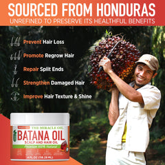 Wealthskin Batana Oil for split ends treatment helps repair damaged strands.