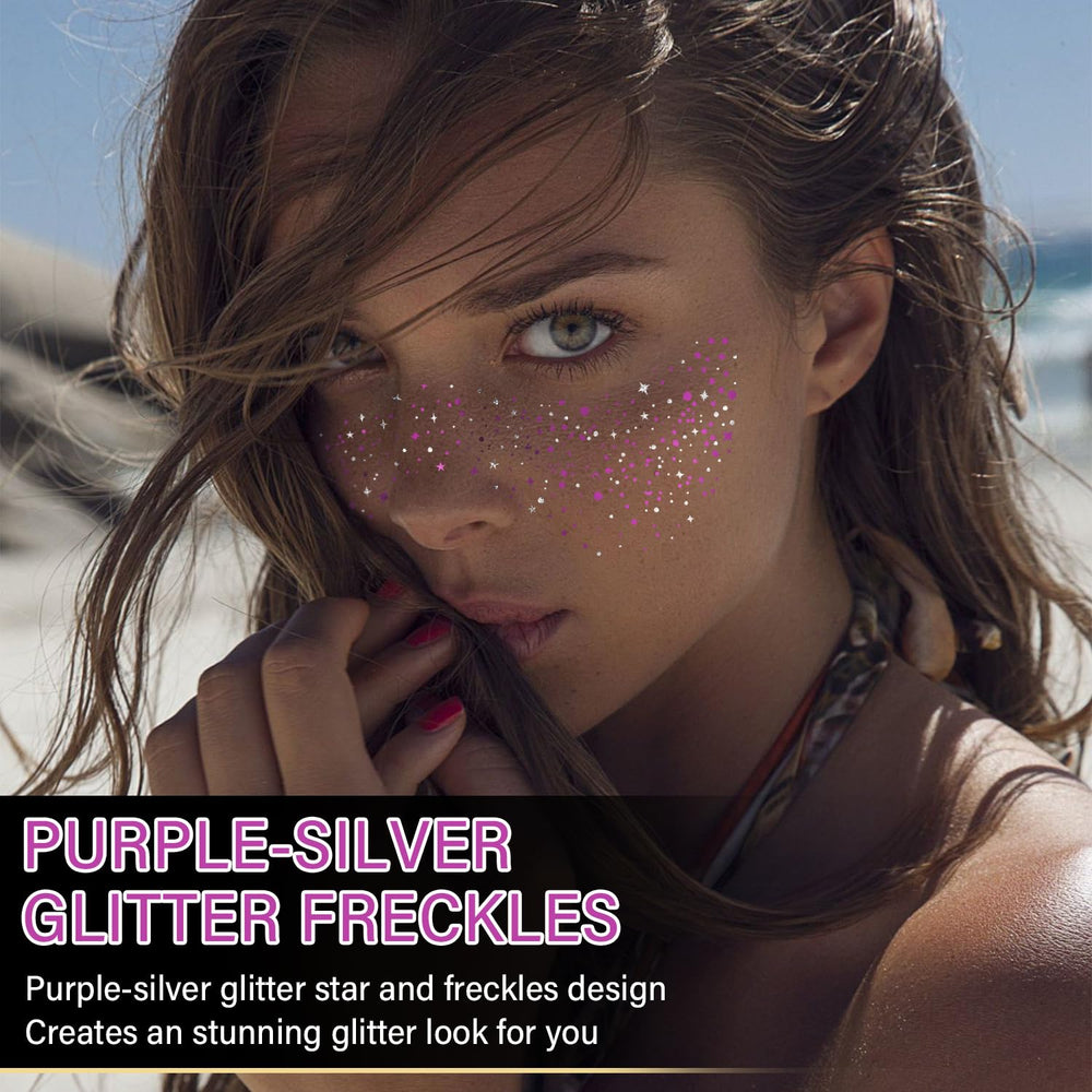 WEEMAY dual-tone sparkle freckles pack for subtle facial glow