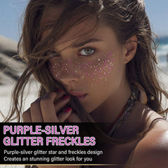 WEEMAY dual-tone sparkle freckles pack for subtle facial glow