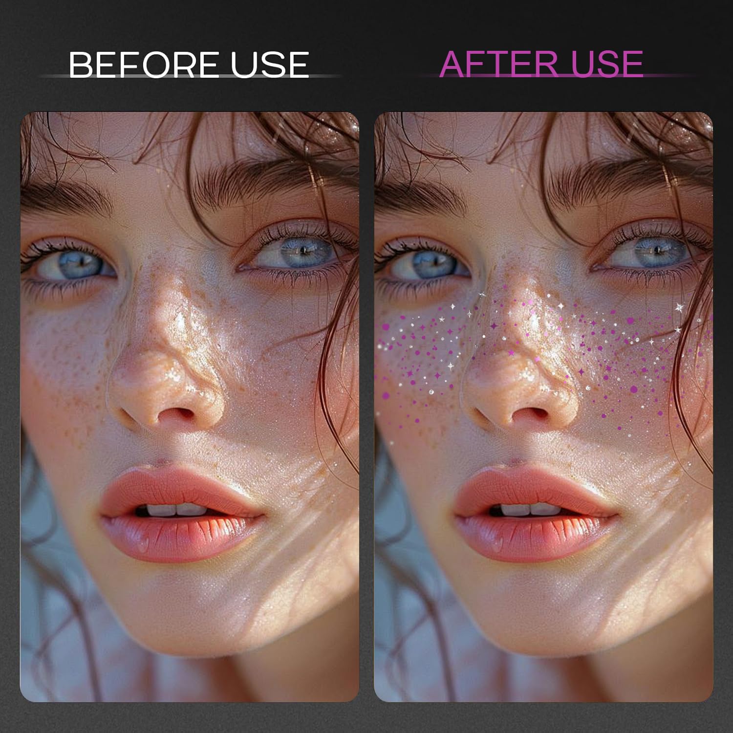 WEEMAY easy-application face tattoos for quick glam in minutes