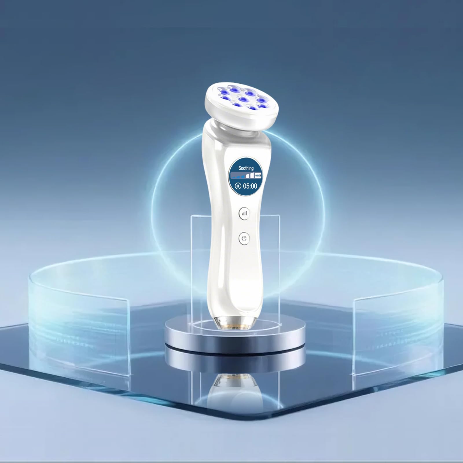 WeGoIOT skin analyzer checks hydration and oil balance