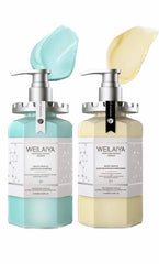 Weilaiya White Truffle Shampoo bottle front for all hair types, frizz control