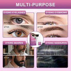 WEILNELL color cream for lashes and brows with smooth application