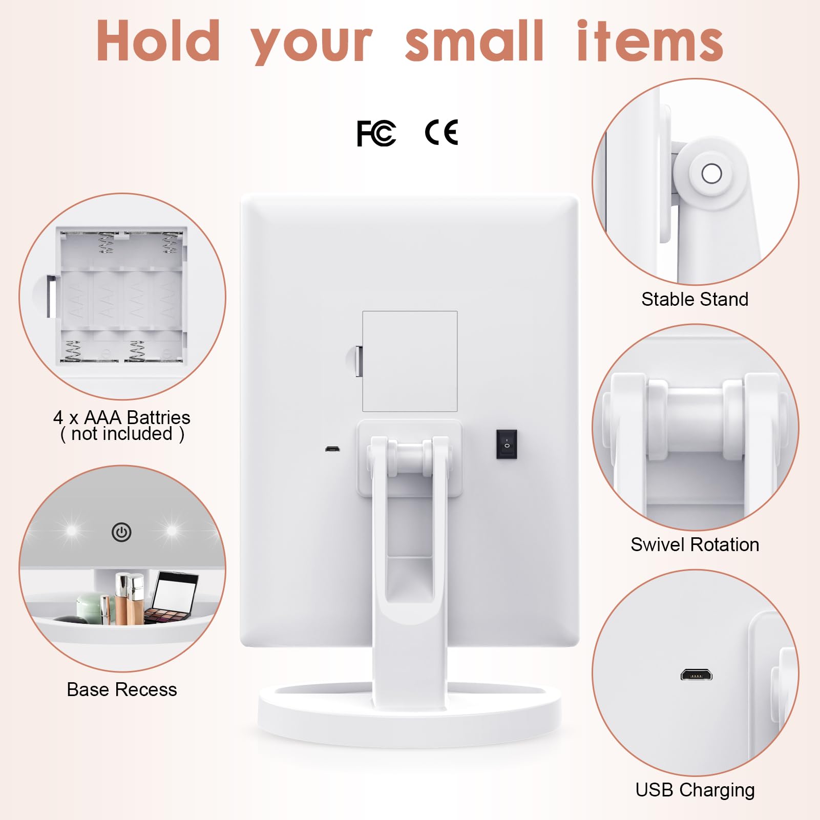 WEILY touch-control dimmer lets you adjust brightness to task needs.
