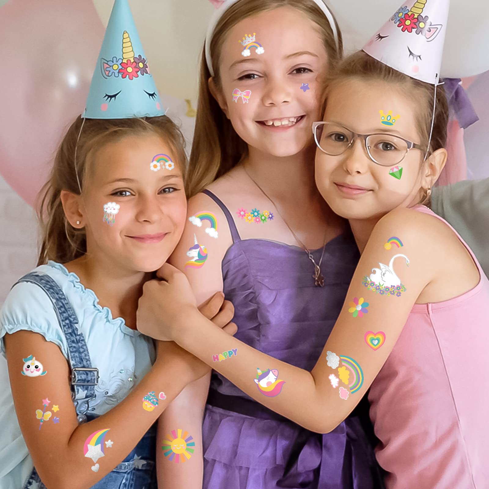 Weipbwor crown tattoo large design creates royal flair at parties.