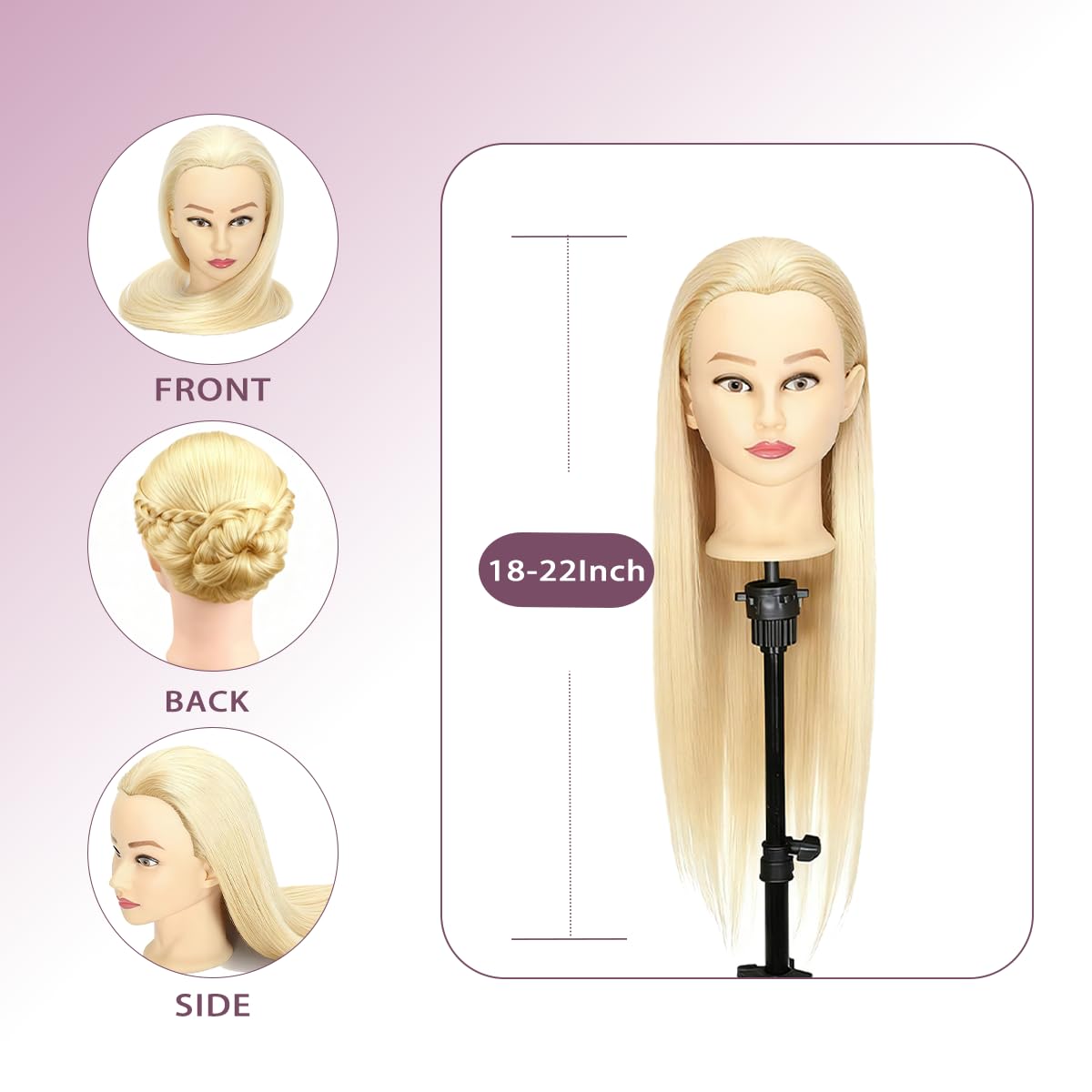 WeiRan adjustable stand offers stable support for hands-free practice.