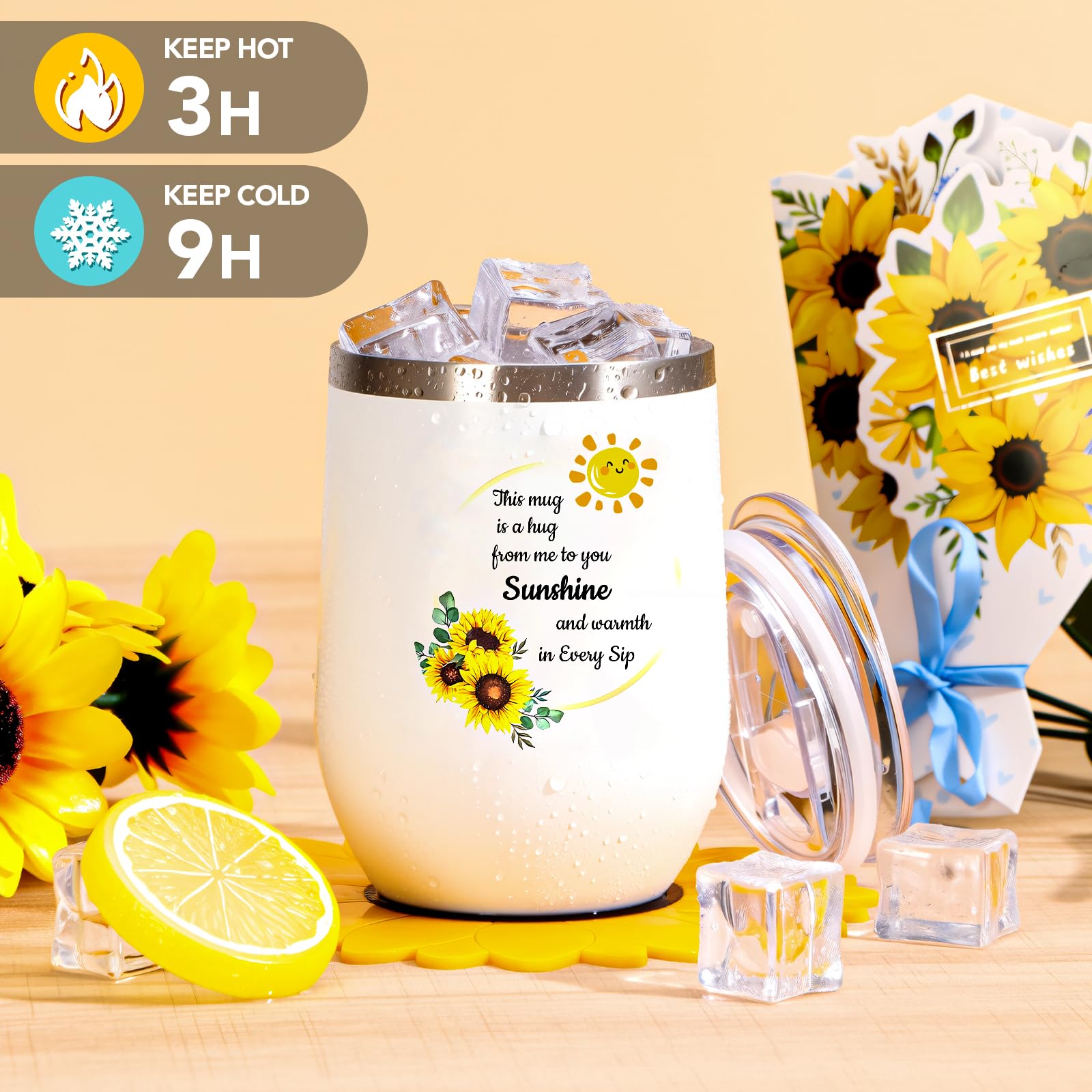 Weishenghuo sleep mask from the sunflower get well basket for restful sleep