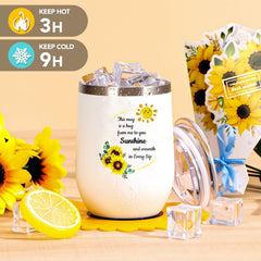 Weishenghuo sleep mask from the sunflower get well basket for restful sleep