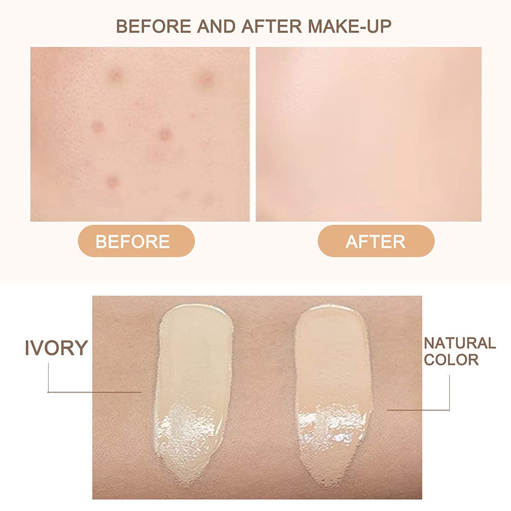weispo CC Cream application swatch shows color options
