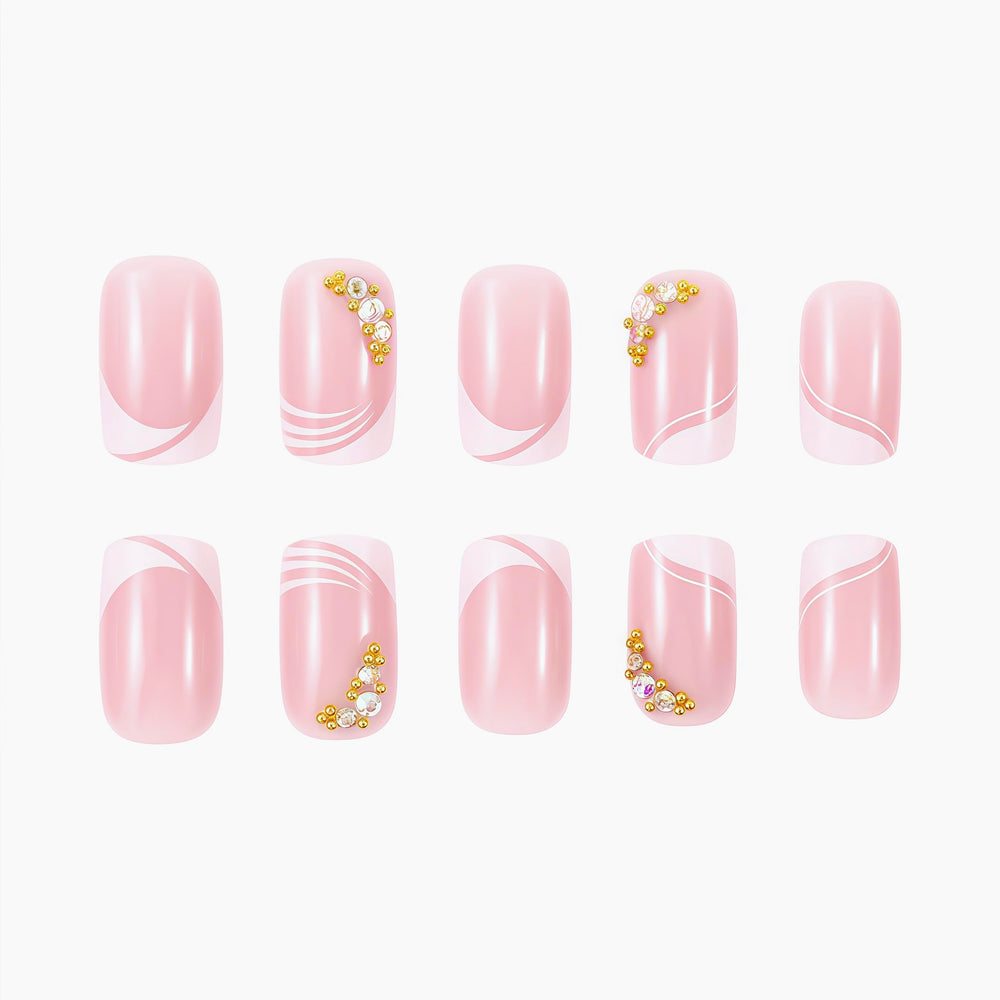 WEIXIWUYU liquid glue for longer-lasting wear on unified nails.