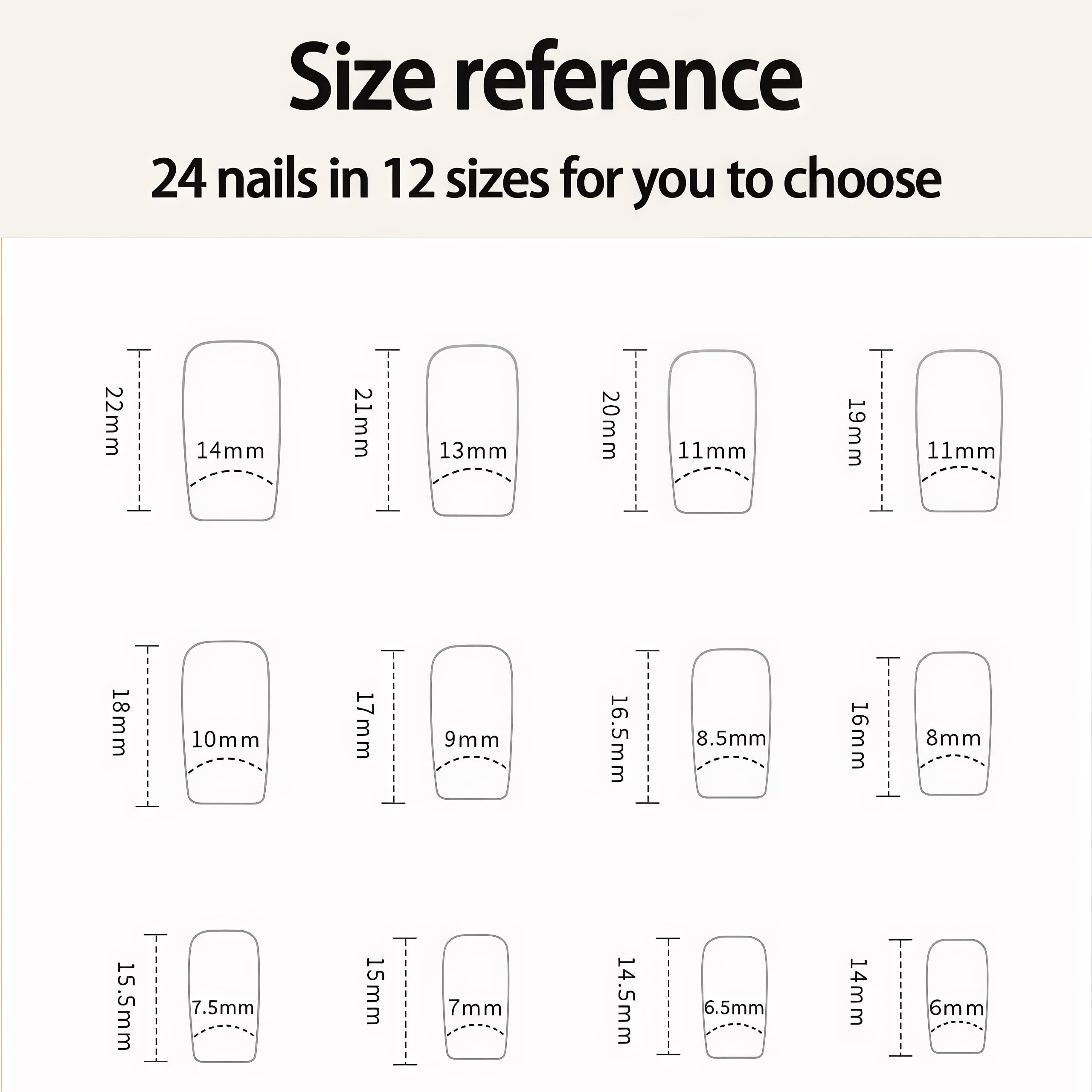 WEIXIWUYU medium square nails with natural ombre finish for versatile looks