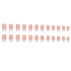 WEIXIWUYU short square nails pack for comfortable fit and versatile styles