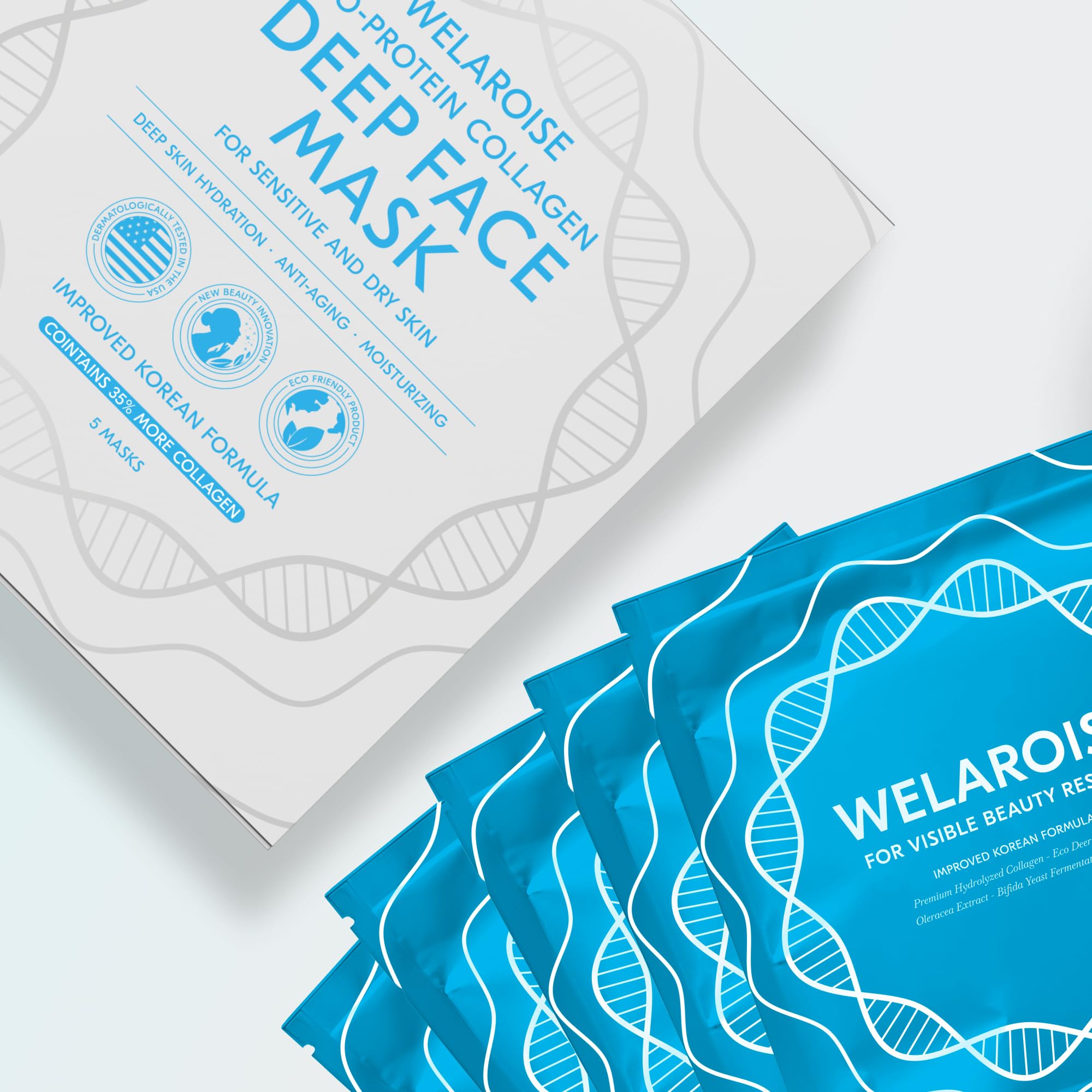 Welaroise formula includes Bio Protein, Bifida Ferment, and Sodium Hyaluronate for hydration.