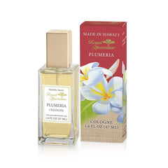Welcome to the Islands Royal Hawaiian Plumeria Cologne Spray bottle, tropical daytime fragrance