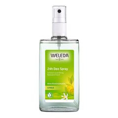 Weleda Citrus Deodorant bottle for daily freshness and odor control.