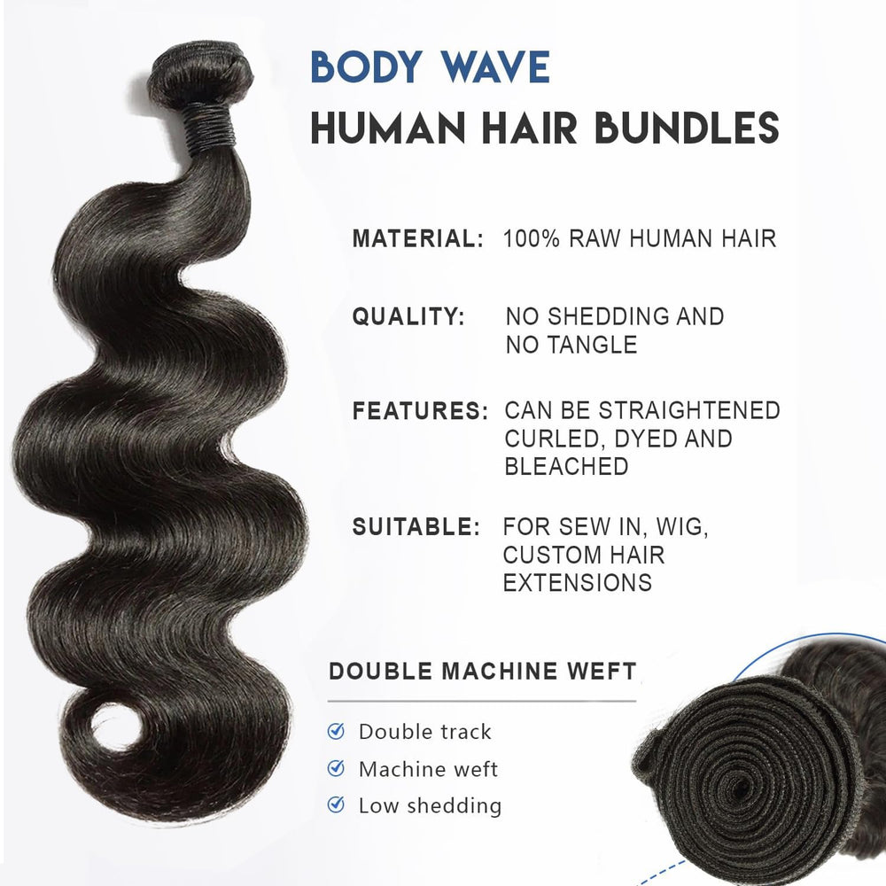 Welheifa 15A unprocessed hair weft highlighting healthy, tangle-free installation.