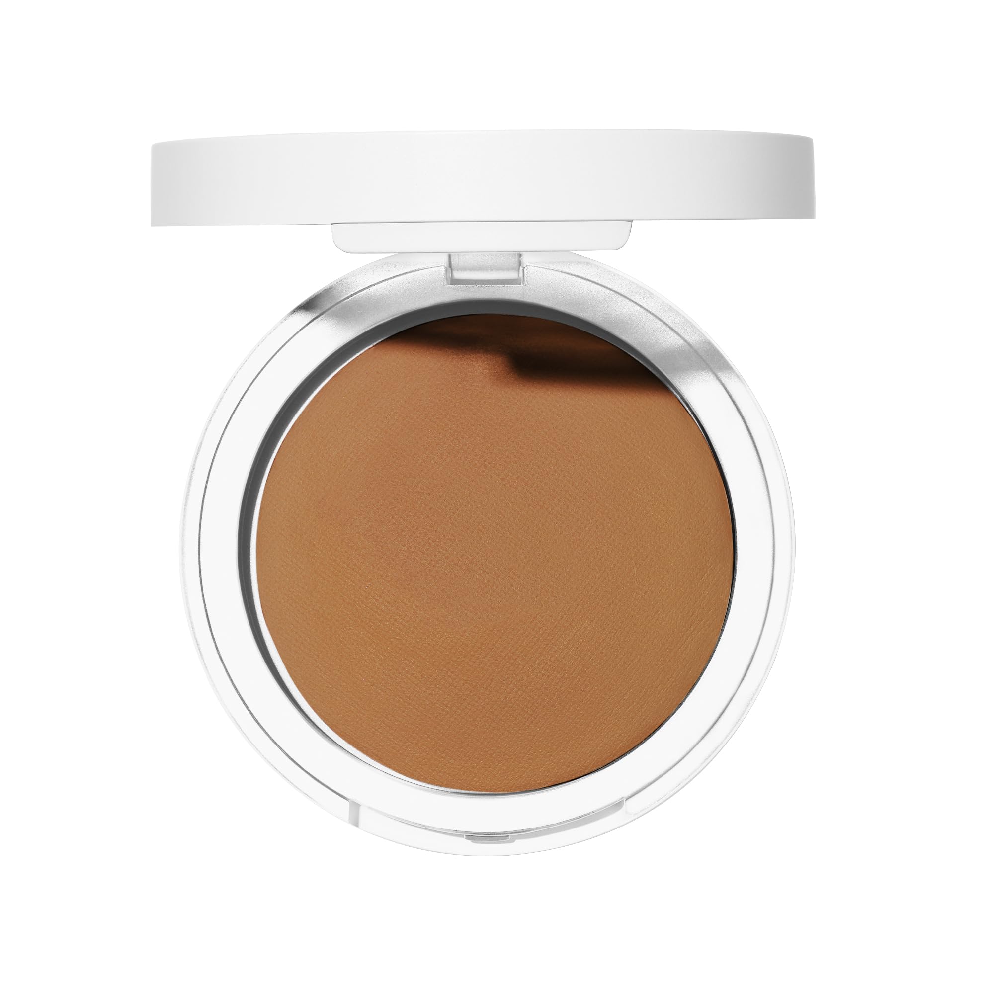 Well People Bio Powder Foundation pressed powder texture for a seamless no-makeup look.