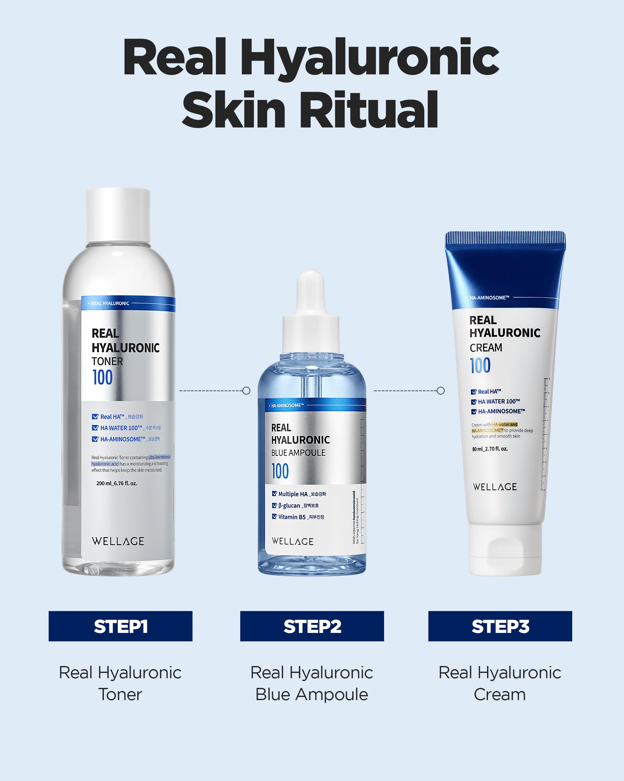 Potential glass-skin look with fragrance-free oil-free moisturizing boost