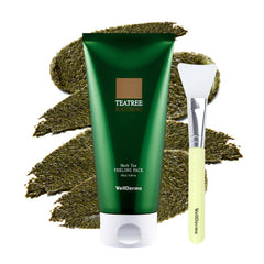 WELLDERMA Chadew Tea Tree clay mask clarifies pores and impurities