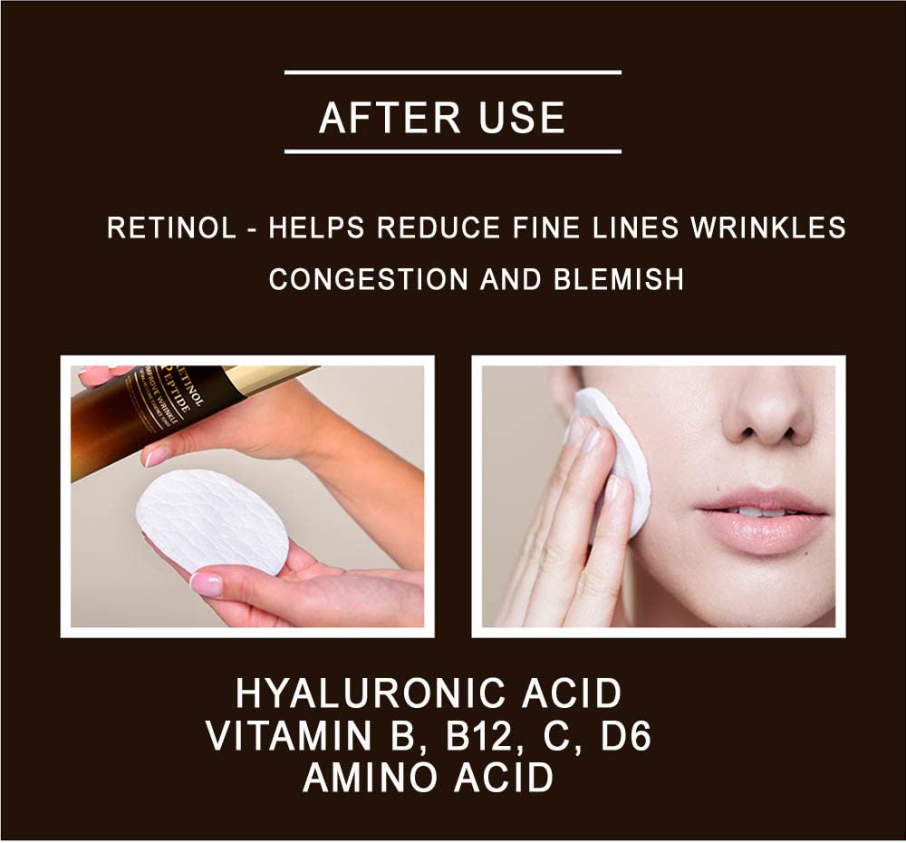 WellDerma Retinol Peptide Restore Toner routine prep for serums and moisturizers