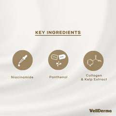 Wellderma Sapphire application on face demonstrates quick, soothing hydration during routine skincare.