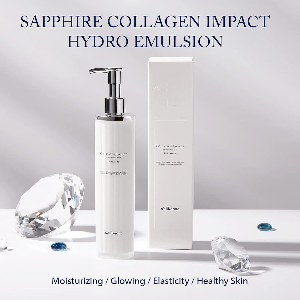 Wellderma Sapphire emulsion pump demonstrates quick absorption and refreshing feel.
