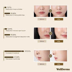 Wellderma Sapphire hydrogel sheet closeup shows comfortable fit for even coverage.