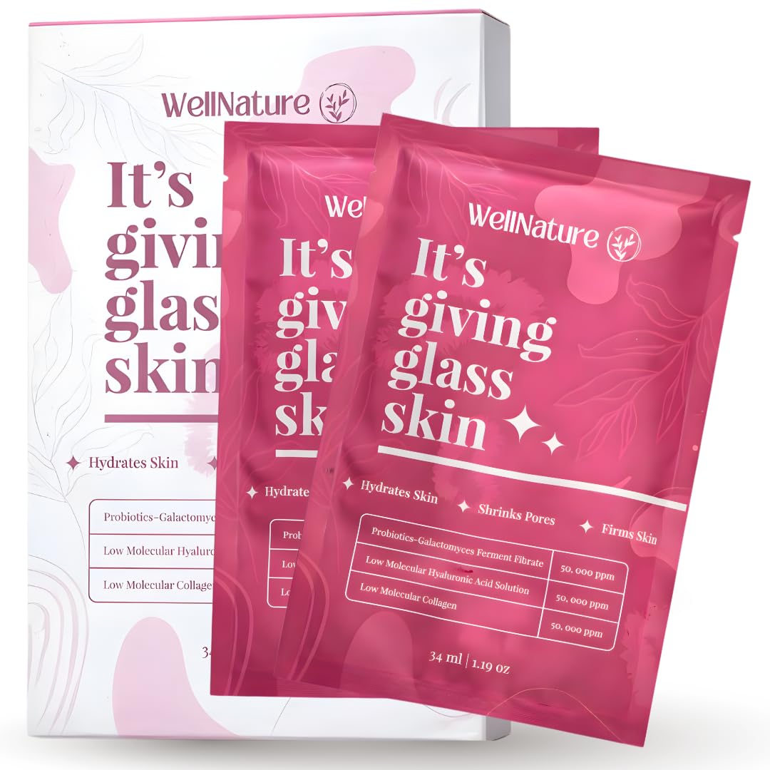 Wellnature Original Overnight Hydrogel Mask pack4 delivers deep hydration overnight for refreshed skin.