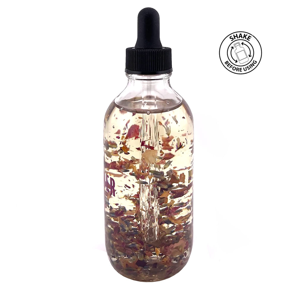 Wellos rose oil diffuser setup for calming room aromas
