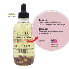 Wellos essential oil applied on skin for moisture and shine