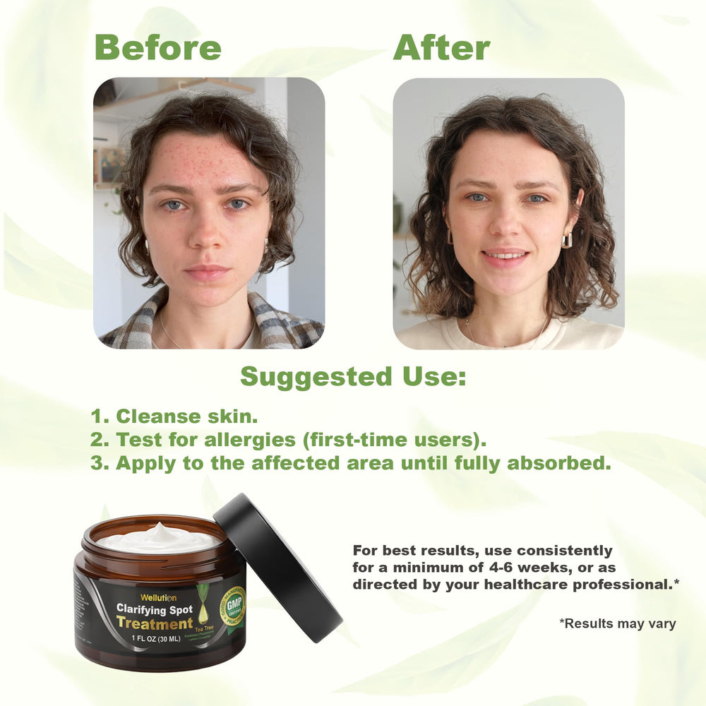 WELLUTION one-ounce tin provides compact, month-long supply for daily spot application.
