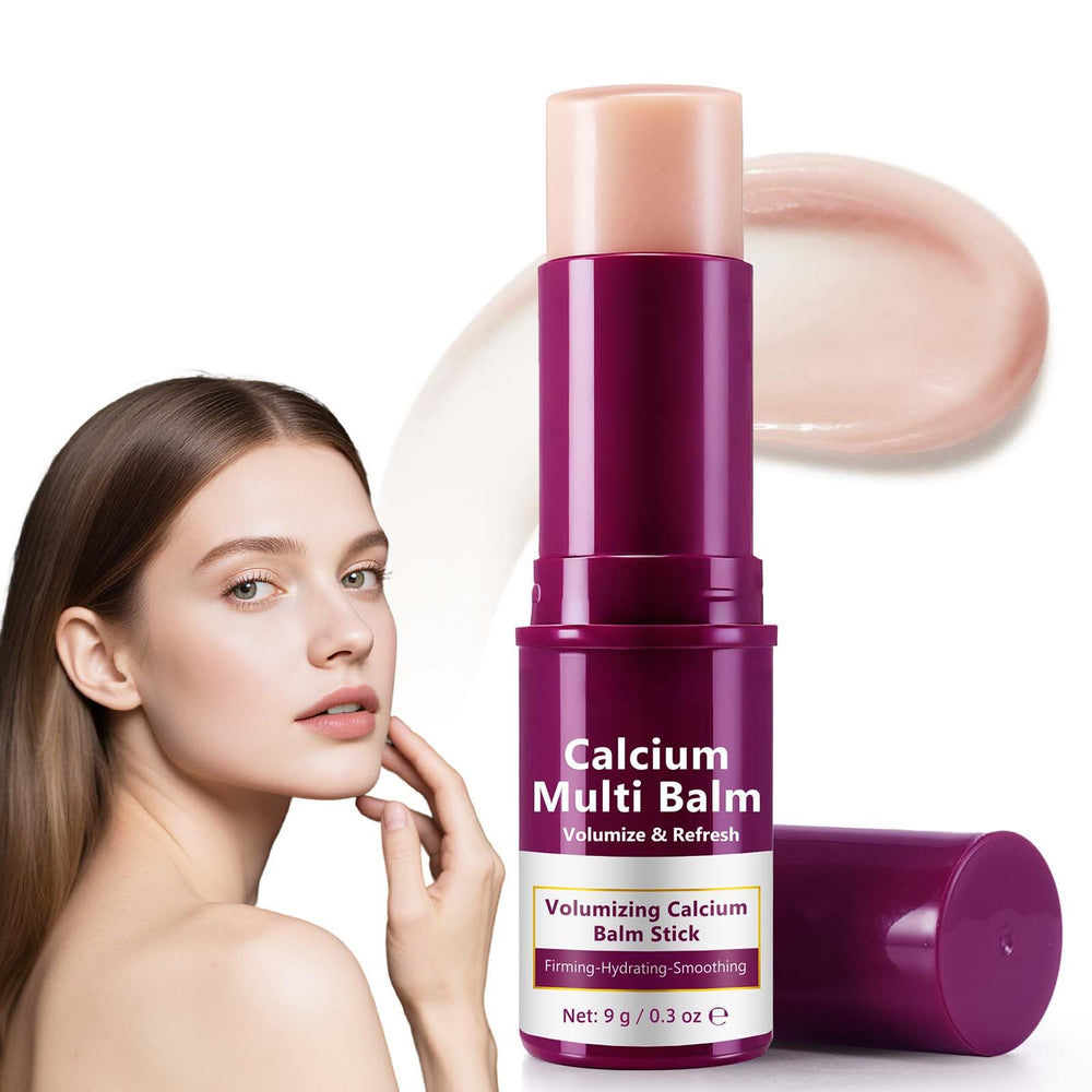Weluno Calcium Multi Balm Stick packaging shown for convenient travel-friendly hydration