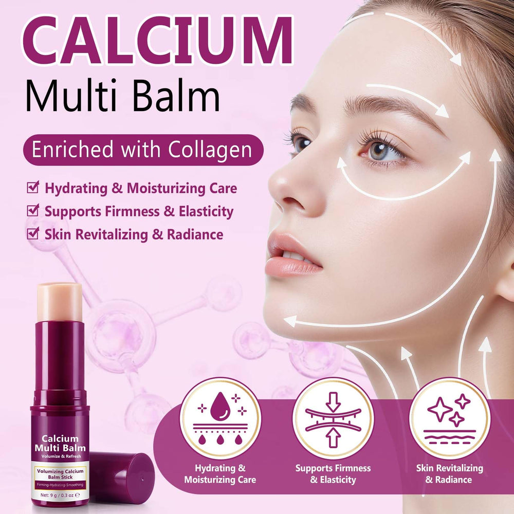 Travel-friendly compact design of Weluno Calcium Multi Balm for touch-ups