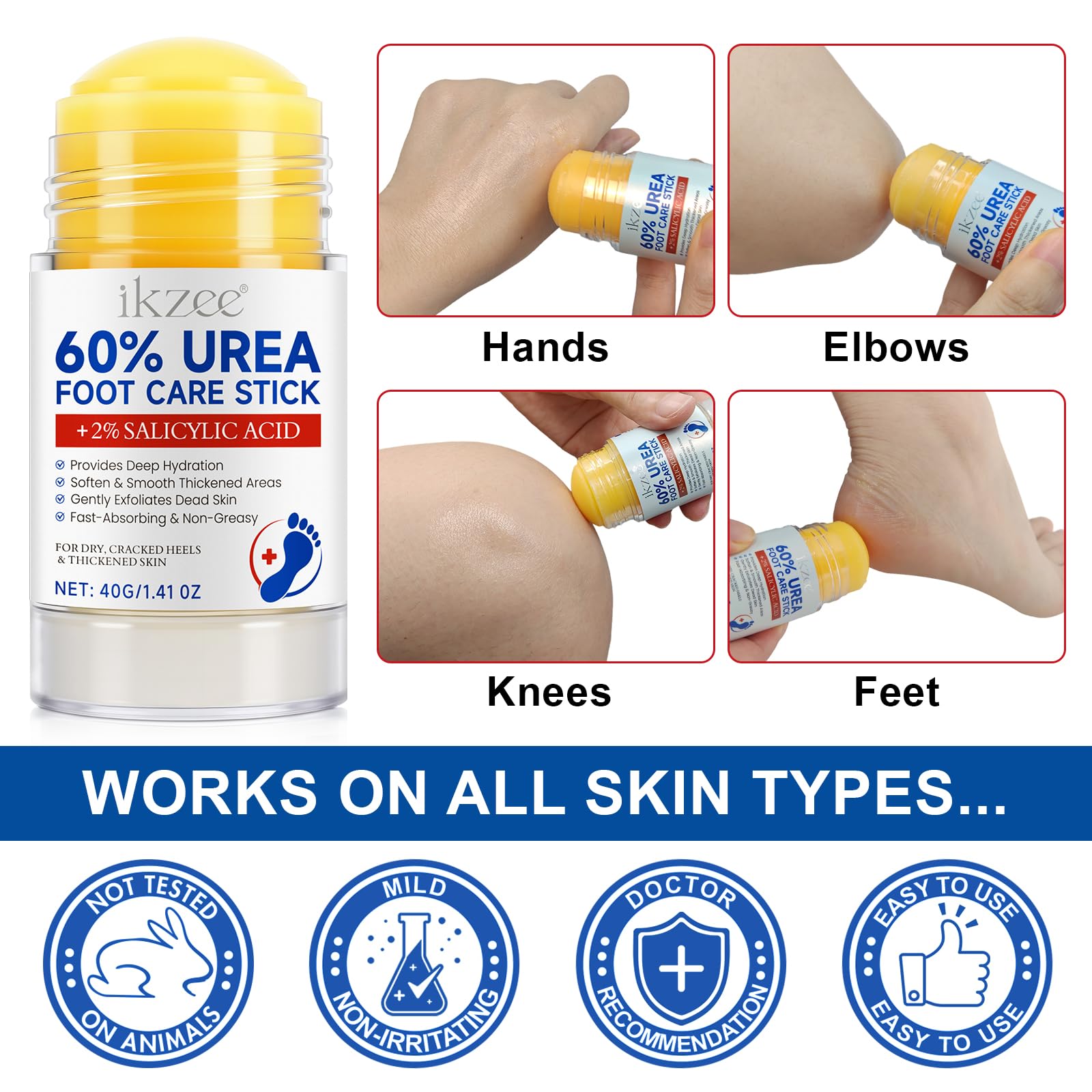 Weluno Night Moisture Stick helps feet feel softer by morning.