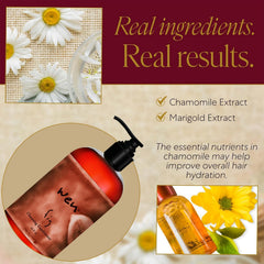 Rosemary oil ingredient focus emphasizes potential nourishing aroma during wash
